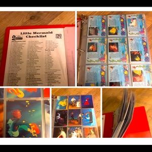 Vtg Disney little mermaid proset Trading cards